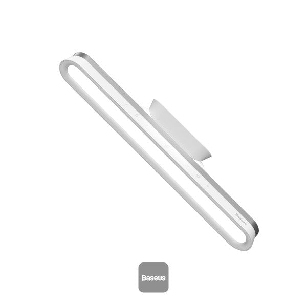 Baseus LED Light Bar Magnetic Mount & USB Rechargeable Battery Powe Lamp Strip Portable for Makeup Car Cabinet Bedroom Reading and Emergency - White