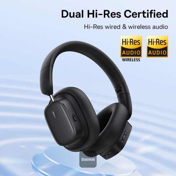 Baseus Bowie H1i  Wireless Headphones - 100H Playtime ANC Headset - Cluster Black