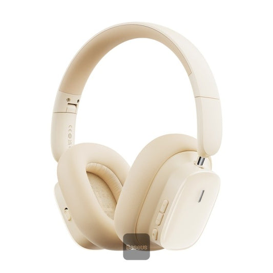 Baseus Bowie H1i  Wireless Headphones - 100H Playtime ANC Headset - Stellar White