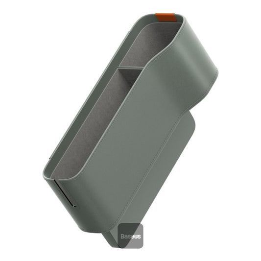 Baseus Car Seat Gap Organizers Storage Box Console with Cup Holder for Front Passenger Side and Driver Side - Frosted Gray