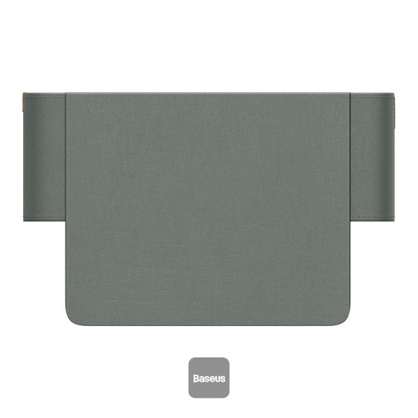 Baseus Car Seat Gap Organizers Storage Box Console with Cup Holder for Front Passenger Side and Driver Side - Frosted Gray