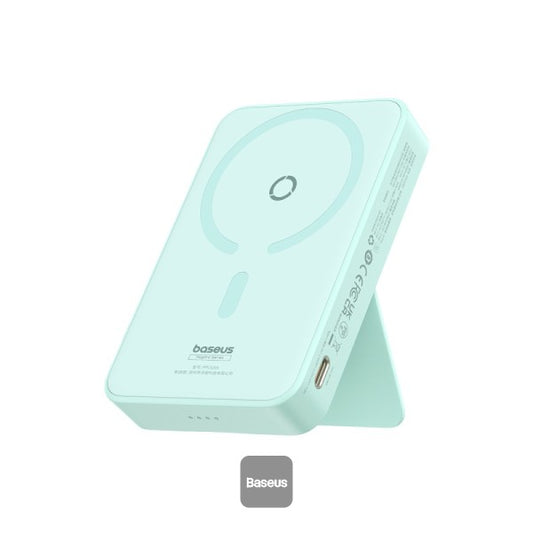 Baseus MagPro 5000mAh Wireless Fast Charging Power Bank PD 20W  With Magnetic Stand - Blue