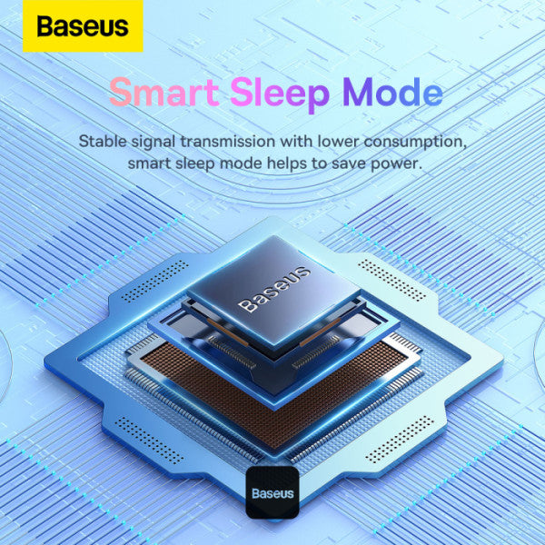 Baseus F01A Wireless Mouse | Lightweight Silent Buttons DPI-800 1000 1600 - Gray