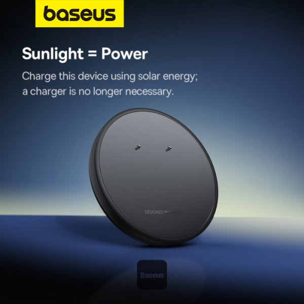 Baseus C-Mic CM10 Solar Charging Single Ear Wireless Earphone for Car - Black