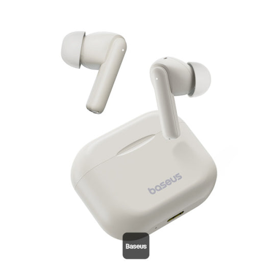 Baseus Bowie E17 True Wireless Bluetooth Earphones With Dual Mic ENC & Punchy Bass - Stellar White