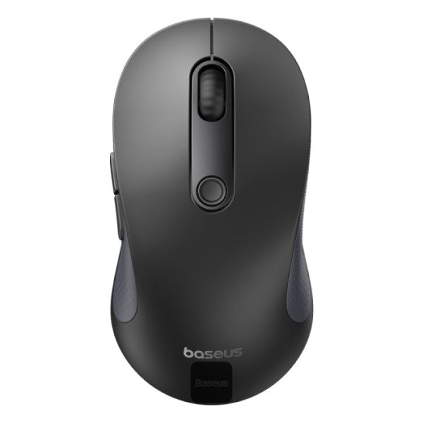 Baseus F02 Ergonomic Dual-Mode Wireless Mouse | Bluetooth 52 and 24Ghz Connectivity Silent Buttons 5 DPI Modes - Black