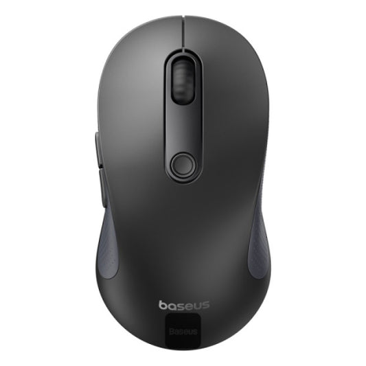 Baseus F02 Ergonomic Dual-Mode Wireless Mouse | Bluetooth 52 and 24Ghz Connectivity Silent Buttons 5 DPI Modes - Black