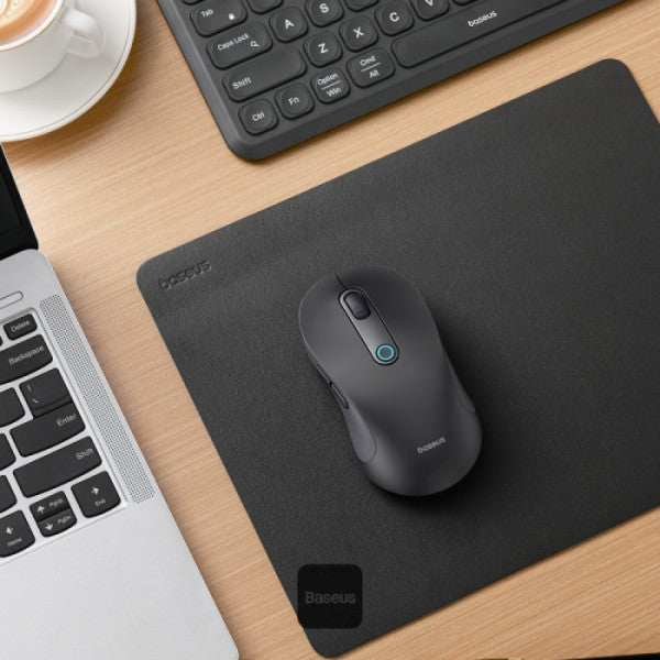 Baseus F02 Ergonomic Dual-Mode Wireless Mouse | Bluetooth 52 and 24Ghz Connectivity Silent Buttons 5 DPI Modes - Black
