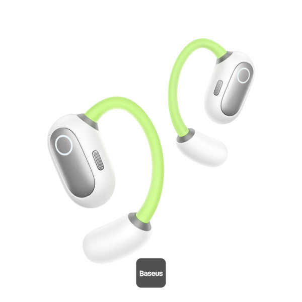 Baseus Eli Sport 1 Open-Ear Wireless Earbuds With IPX4 Waterproof TWS ENC Mics & Detachable Neckband - Aurora Green