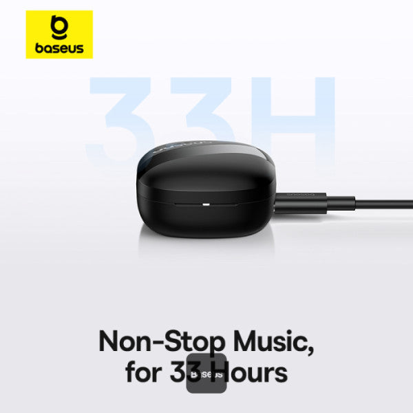 Baseus Bowie E20 True Wireless Earbuds With 2 ENC Mics 33H Playtime - Black