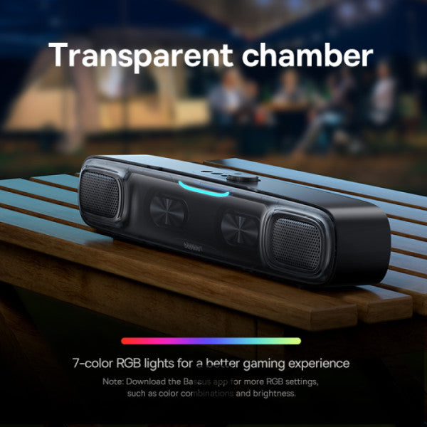 Baseus AeQur Series DS10  Desktop Mini Soundbar Bluetooth Speaker - Black