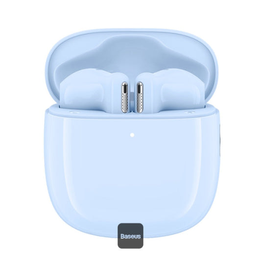 Baseus Bowie WX5 True Wireless Earphones - 4 ENC Mics with AI Noise Cancellation for Crystal Clear Calls 30-Hour Playback TWS Bluetooth 53 - Blue