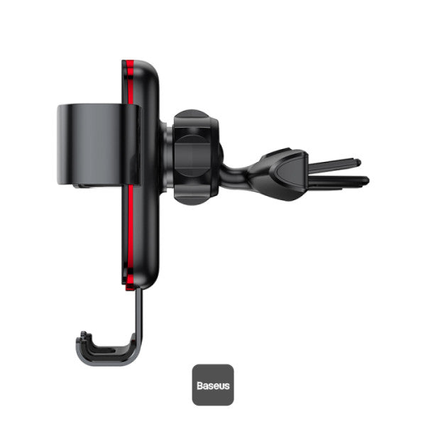 Baseus Metal Age Gravity Car Mount (CD Version) - Premium Car Phone Holder for CD Slot With Auto Clamping Design - Black