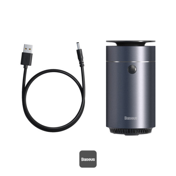 Baseus Car Diffuser & Humidifier - USB Powered Portable Aroma Air Freshener & Cool Mist Auto Air Humidifier for Home Office & Car - Grey