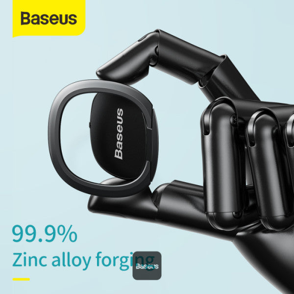 Baseus Invisible Phone Ring Holder | 360 Degree Rotating Metal Finger Grip Adjustable Phone Holder & Stand - Tarnish