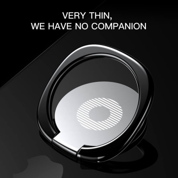 Baseus Privity Ring Holder | 360 Degree Rotating Metal Finger Grip Adjustable Phone Holder & Stand - Silver