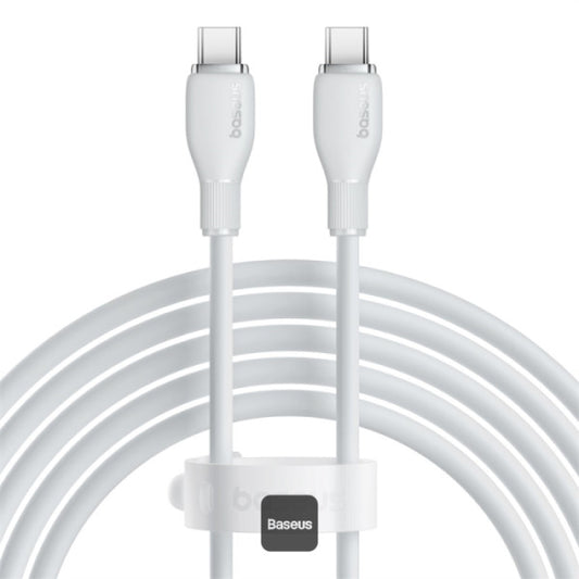 Baseus Pudding Series Fast Charging Cable With High-Speed Data Transmission Type-C to Type-C 100W 5A 12M - White