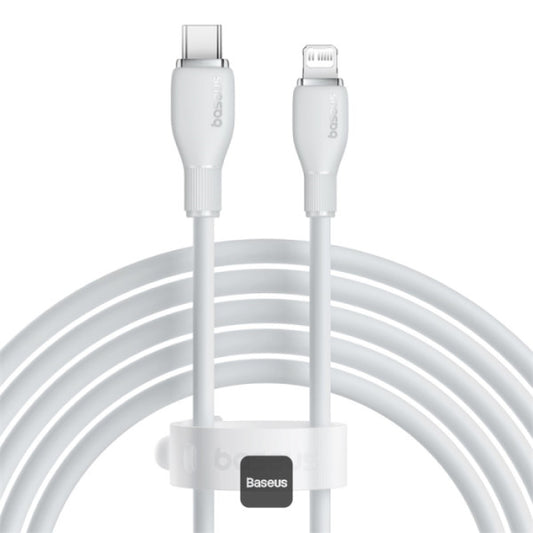 Baseus Pudding Series Fast Charging Cable With High-Speed Data Transmission Type-C to Lightning 20W 222A 2M - White