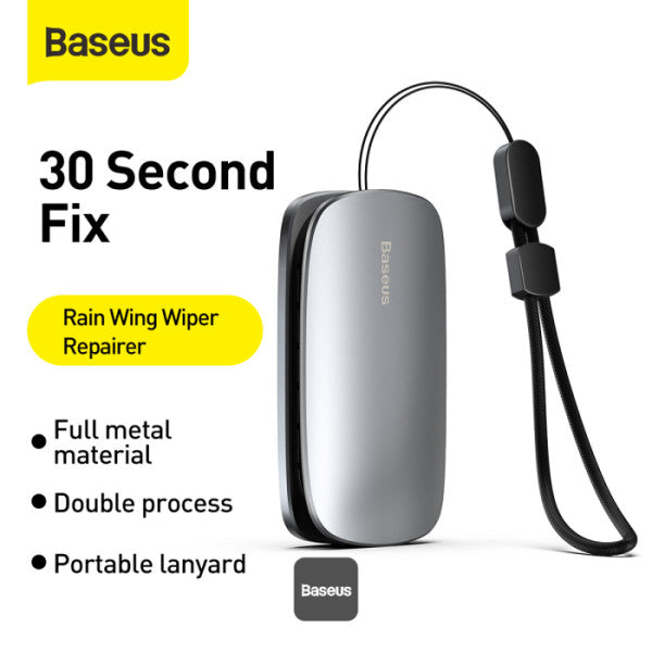 Baseus Rain Wing Wiper Blade Repair Tool | Double Sided Sharpener With Fine and Rough - Tarnish