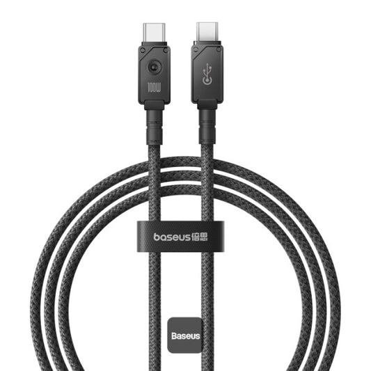 Baseus Unbreakable Series Fast Charging Data Cable USB-A to Lightning 24A 1M - Black