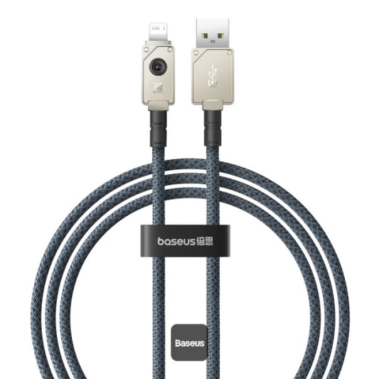 Baseus Unbreakable Series Fast Charging Data Cable USB-A to Lightning 24A 1M - White