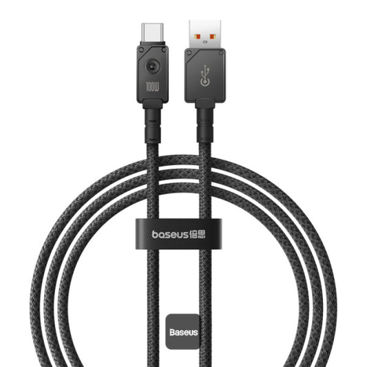 Baseus Unbreakable Series 100W Fast Charging Data Cable USB-A to Type-C 6A 1M - Black