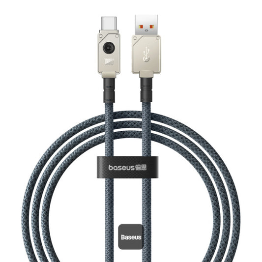 Baseus Unbreakable Series 100W Fast Charging Data Cable USB-A to Type-C 6A 1M - White