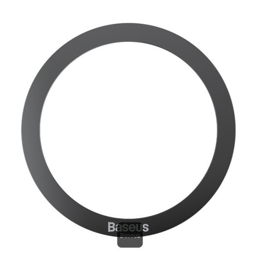 Baseus Halo Series Magnetic Metal Ring Sticker | Ultra-Thin Phone Holder Plate 2 Pcs - Black