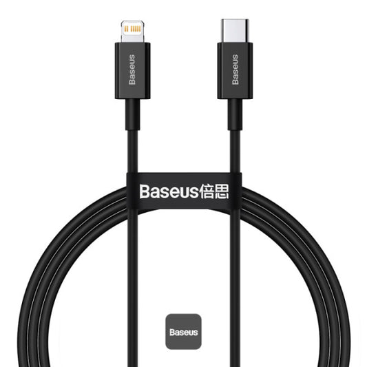 Baseus Superior Series PD 20W Type-C To Lightning Fast Charging Data Cable 1M - Black
