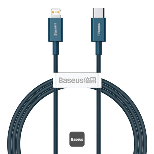 Baseus Superior Series PD 20W Type-C To Lightning Fast Charging Data Cable 1M - Blue