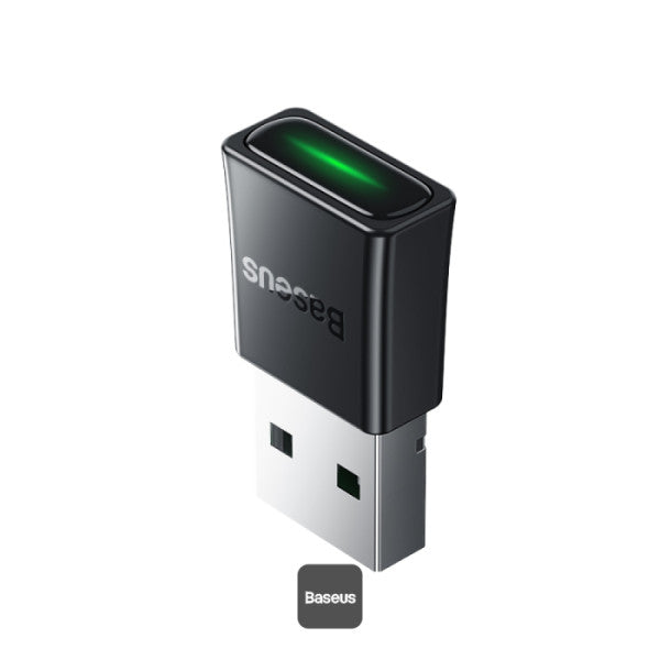 Baseus BA07 Mini Bluetooth Adapter for PC USB 53 Wireless Bluetooth Dongle Receiver - Black