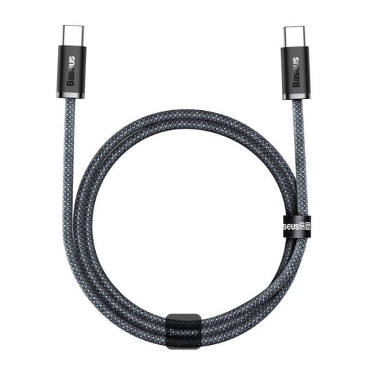 Baseus Dynamic Series Type-C to Type-C Cable - 100W PD Fast Charging & 480Mbps Data Transfer Nylon Braided 1M - Black