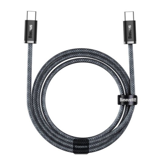 Baseus Dynamic Series Type-C to Type-C Cable - 100W PD Fast Charging & 480Mbps Data Transfer Nylon Braided 2M - Black