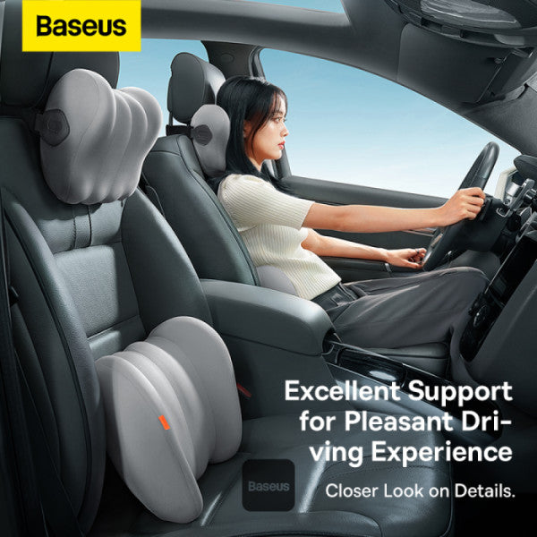 Baseus ComfortRide Series Car Headrest Pillow Gray