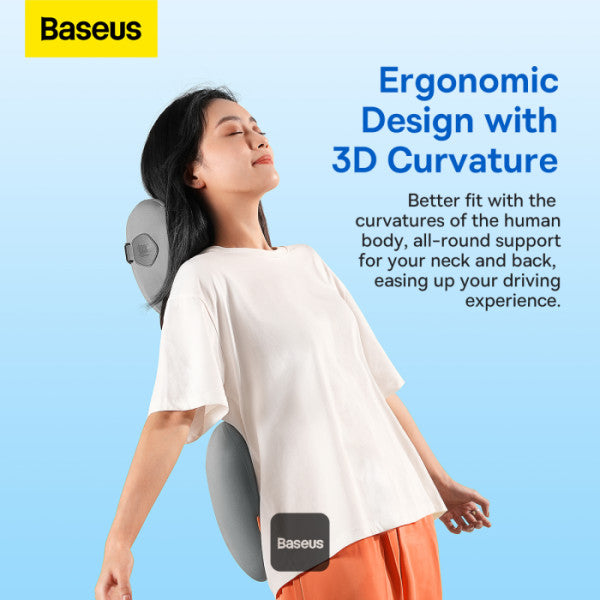 Baseus ComfortRide Series Car Lumbar Pillow Gray