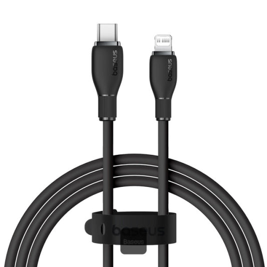 Baseus Pudding Series Fast Charging Cable With High-Speed Data Transmission Type-C to Lightning 20W 222A 12M - Black