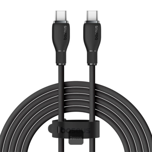 Baseus Pudding Series Fast Charging Cable With High-Speed Data Transmission Type-C to Type-C 100W 5A 2M - Black