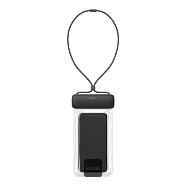Baseus AquaGlide Waterproof Phone Pouch With Slide Lock IPX8 Certified for Phones Up to 72 - Black