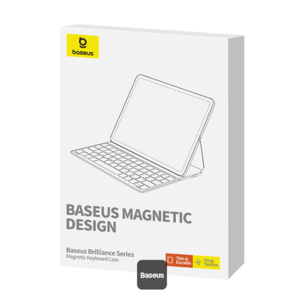 Baseus Brilliance Series Magnetic Keyboard Case for iPad Air 4 5 109″ iPad Pro 11″ (2018-2022) - BT 53 Detachable 150H Battery Life - Black