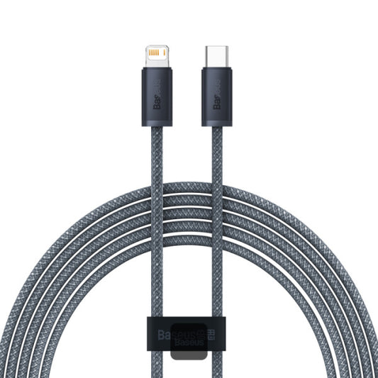 Baseus Dynamic Series Type-C to Lightning Cable - 20W PD Fast Charging & 480Mbps Data Transfer Nylon Braided 2M - Grey
