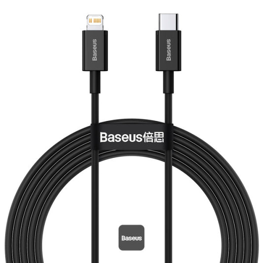 Baseus Superior Series PD 20W Type-C To Lightning Fast Charging Data Cable 2M - Black