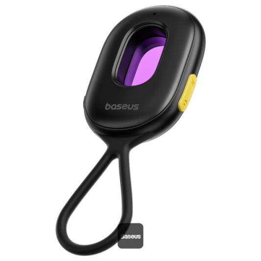 Baseus Heyo Series II Infrared Camera Detector - Mini Travel Hotel Hidden Camera Finder Anti-Theft Dual Detection Modes Portable LED Flashlight - Black