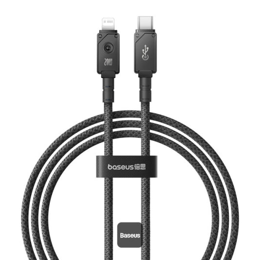 Baseus Unbreakable Series 20W PD Fast Charging Data Cable Type-C to Lightning 1M - Black