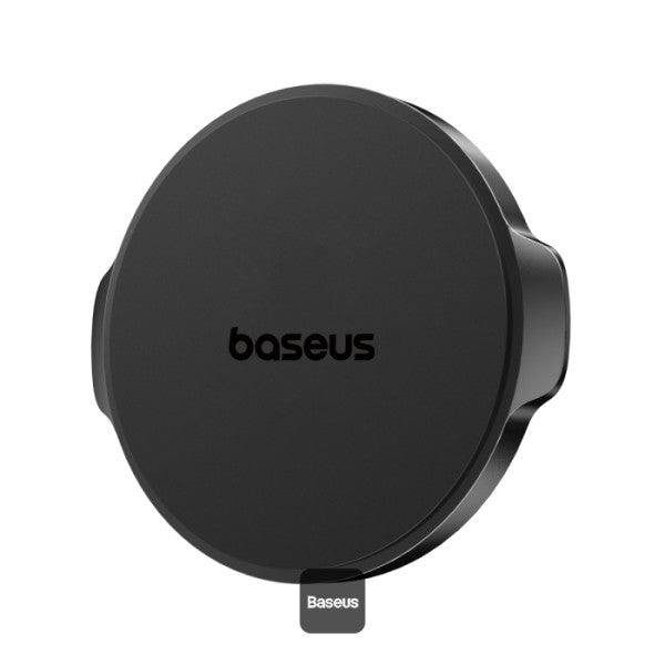 Baseus Small Ears Magnetic Car Phone Holder | Universal Stick-On Mount for Dashboard Windshield Wall & Door - Black