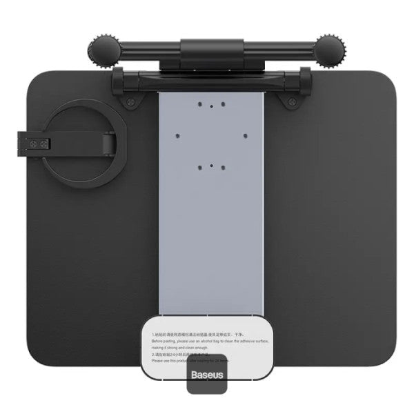 Baseus MagPro Series Versatile Car Mount for Backseat Headrest - Foldable Laptop Desk 360° Rotatable Phone Holder Adjustable Easy Install - Black