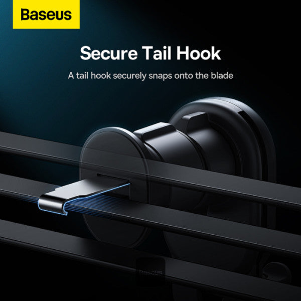 Baseus Stable Gravitational Car Mount Air Vent Phone Holder Bracket (Air Outlet Version) - Black