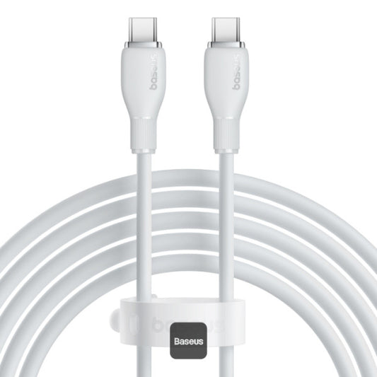 Baseus Pudding Series Fast Charging Cable With High-Speed Data Transmission Type-C to Type-C 100W 5A 2M - White