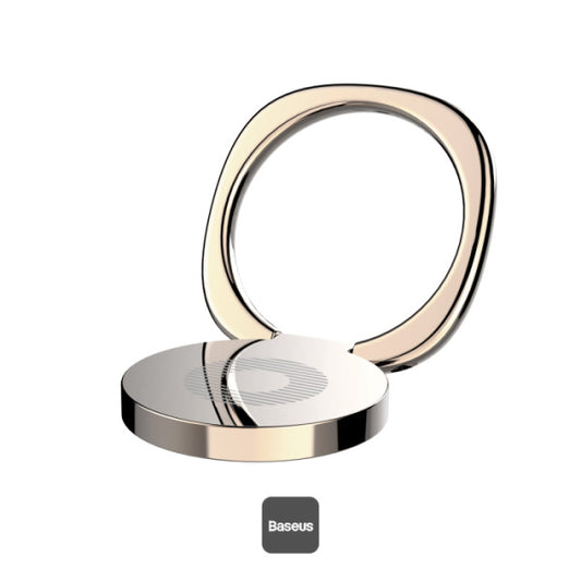 Baseus Privity Ring Holder | 360 Degree Rotating Metal Finger Grip Adjustable Phone Holder & Stand - Gold