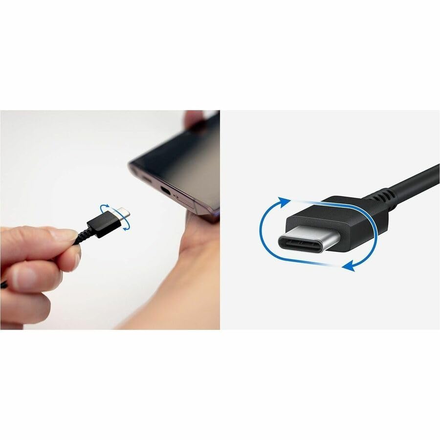 Samsung Type-C to Type-C 1.8m Cable (3A), Black