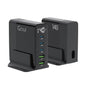Goui 5-Port Desktop Charger GAN140, 140W 2x USB-A ports and 3x USB-C ports, Qualcomm Quick Charge 3.0 and Power Delivery PD Technology, Smart LED Display, Suitable for Home & Office Use, Black